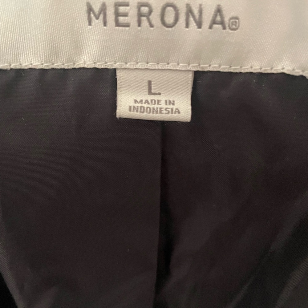 Marona, Grey-Black Patterned Jacket, Collared, Cu… - image 4